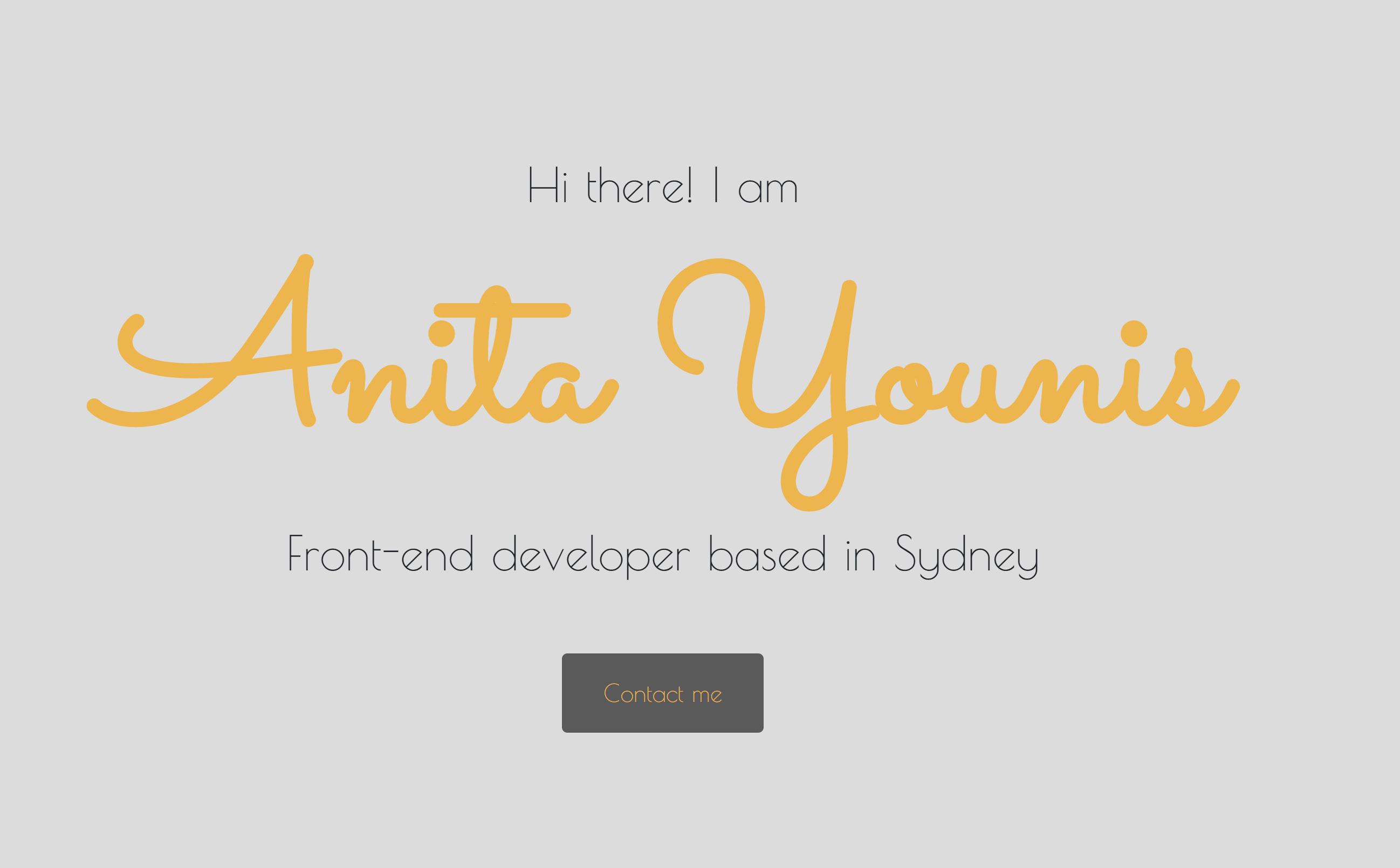 Anita Younis Portfolio Project