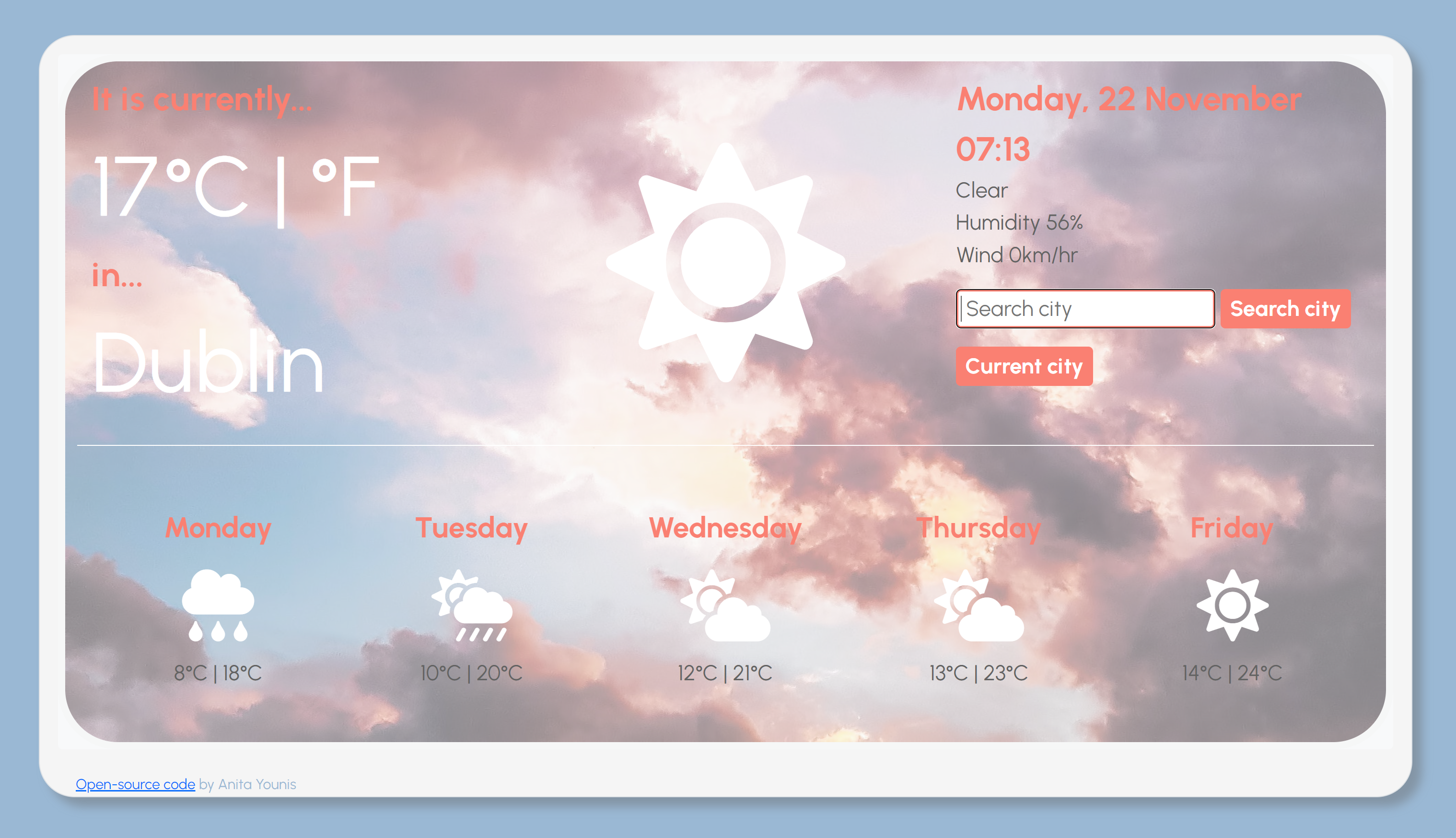 Weather Application Project